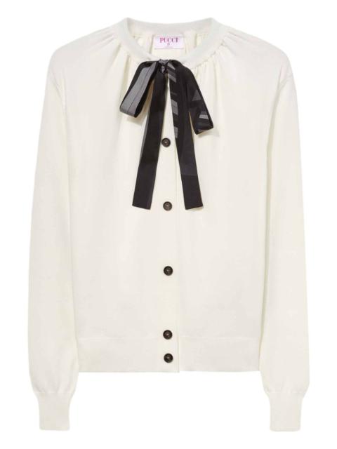 PUCCI ribbon-detailed cardigan