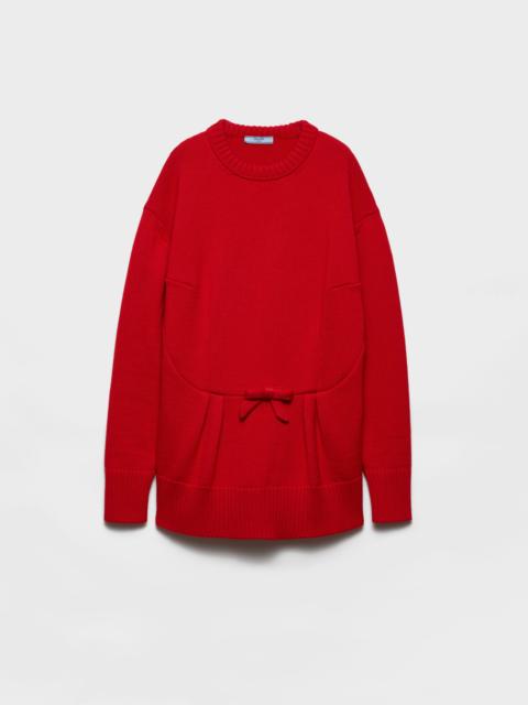 Prada Wool cardigan with bow