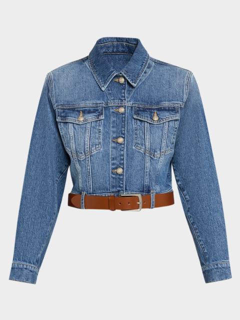 Cinq à Sept Graciel Denim Jacket with Belt