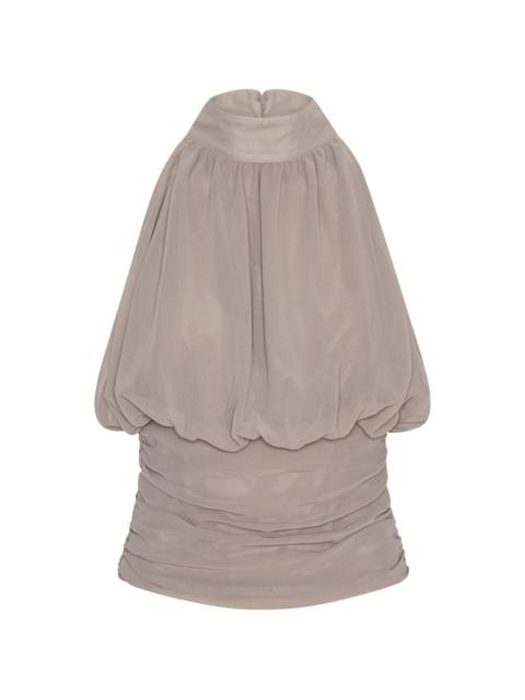 ROTATE chiffon ruched blouse