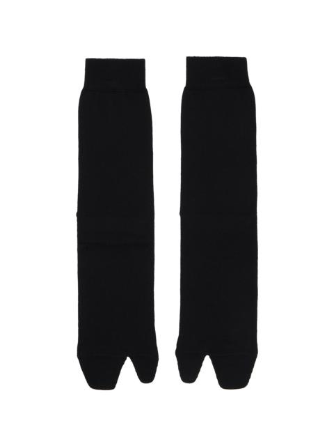 Maison Margiela Black Tabi Socks
