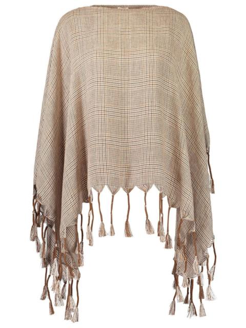 Brunello Cucinelli Prince Of Wales Poncho