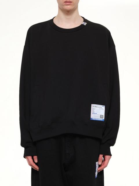 Maison MIHARAYASUHIRO Instrumental Heavy Weight French Terry Sweatshirt in Black