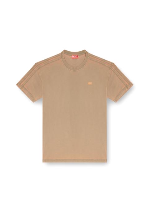 Diesel LONG-SLEEVE T-SHIRT IN BURNOUT JERSEY