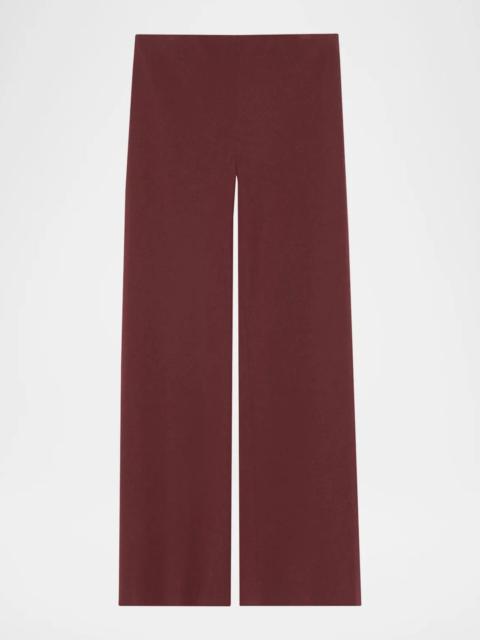 Vince Colette High-Waist Crepe Bias Pants