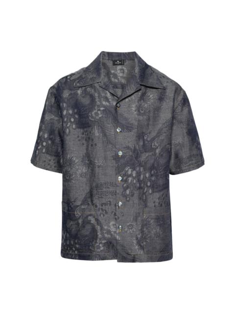 Etro patterned-jacquard shirt