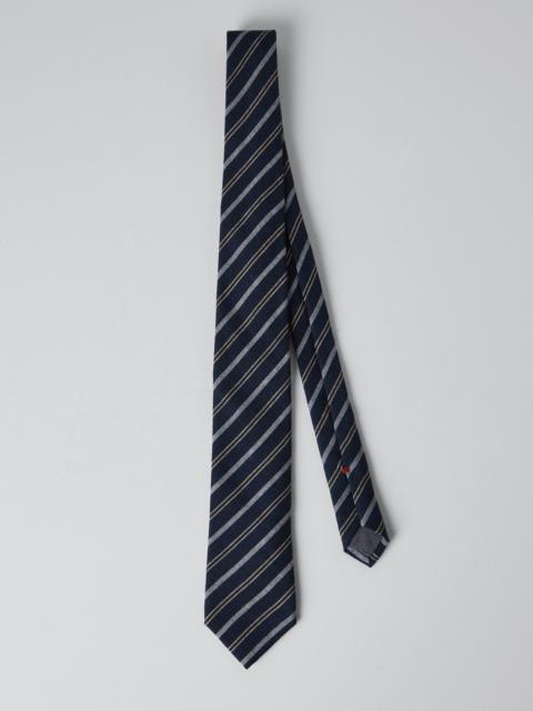 Brunello Cucinelli Wool regimental stripe tie