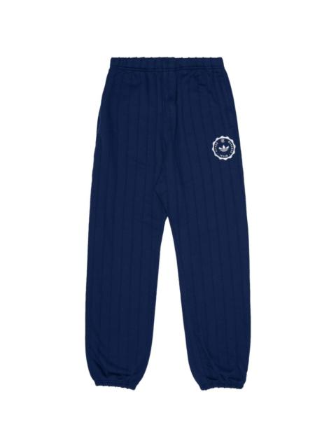 adidas x CLOT by Edison Chen ribbed badge trousers