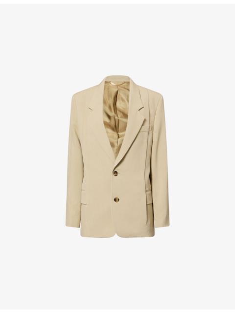 Victoria Beckham Pressed Oversized Woven Jacket