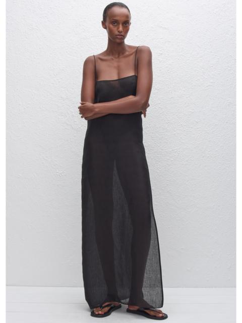 MATTEAU Matteau Sheer Cami Dress - Black