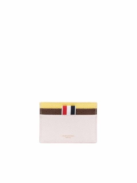 RWB-stripe leather cardholder