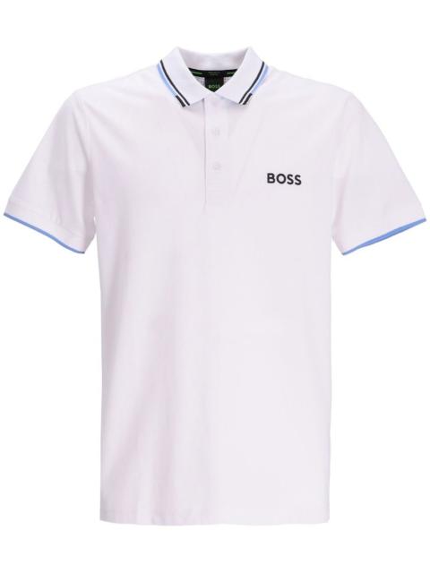 BOSS embroidered-logo polo shirt