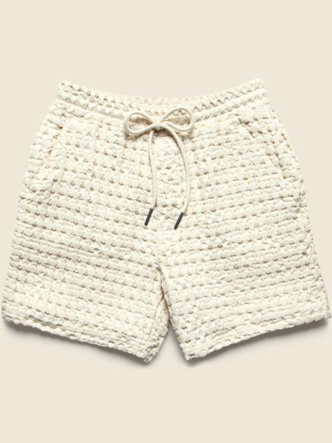 OAS 5.5" Porto Waffle Shorts - Ecru
