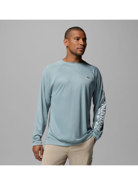 Columbia Men's Collegiate PFG Terminal Tackle Long Sleeve Shirt - Georgia