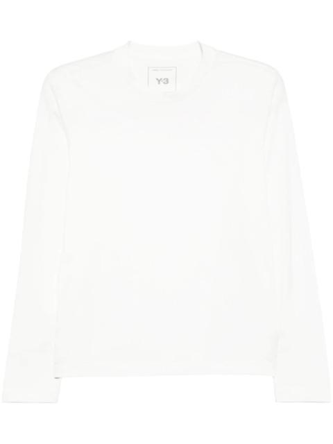 Y-3 logo-print cotton T-shirt