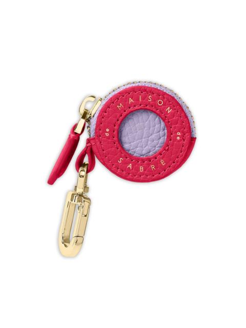 MAISON de SABRÉ leather air tag charm