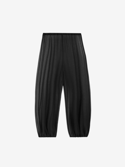The Frankie Shop Orissa Sheer Balloon Pants - Black