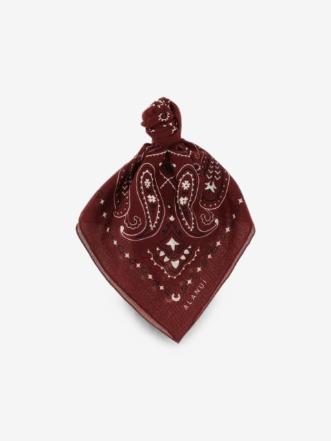 Alanui paisley-print square scarf