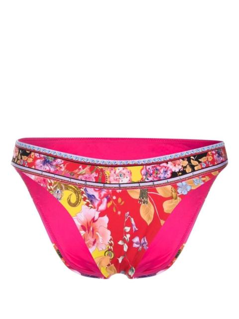 CAMILLA floral-print bikini bottoms