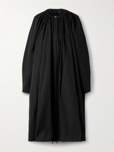 TOTEME Oversized Gathered Organic Cotton-blend Coat