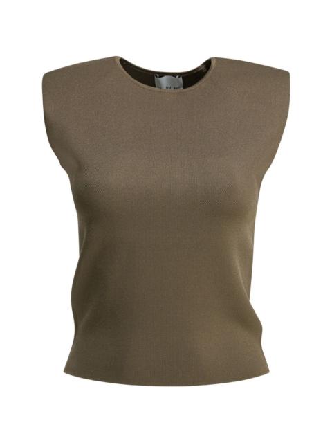 SA SU PHI shoulder-padded top