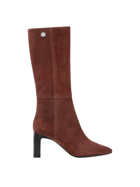 Longchamp Allure Heel boots Burgundy - Leather