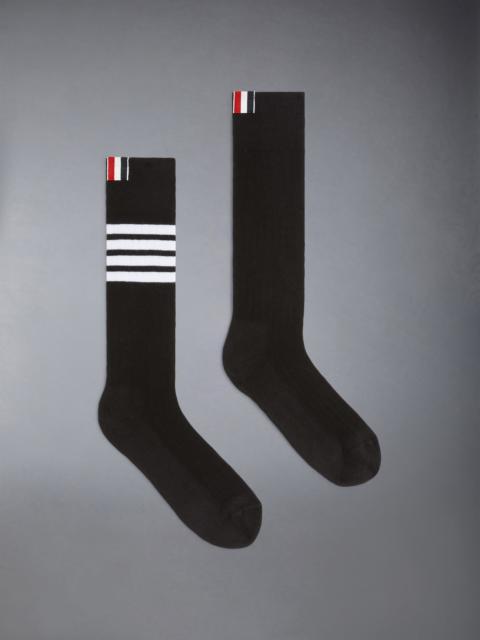 Thom Browne LIGHTWEIGHT COTTON 4-BAR ATHLETIC MID CALF SOCKS
