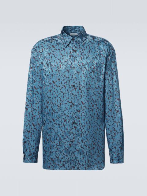 Dries Van Noten Printed satin shirt