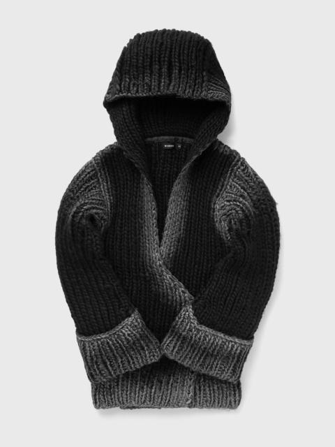 MISBHV BULKY WAX HOODED KNITTED DRESS