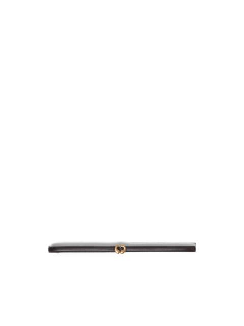 maje slim leather belt