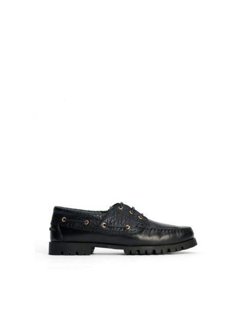 VINNY’s Aztec crocodile-effect boat shoes