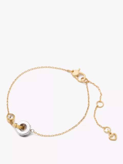 kate spade Set In Stone Interlink Bracelet
