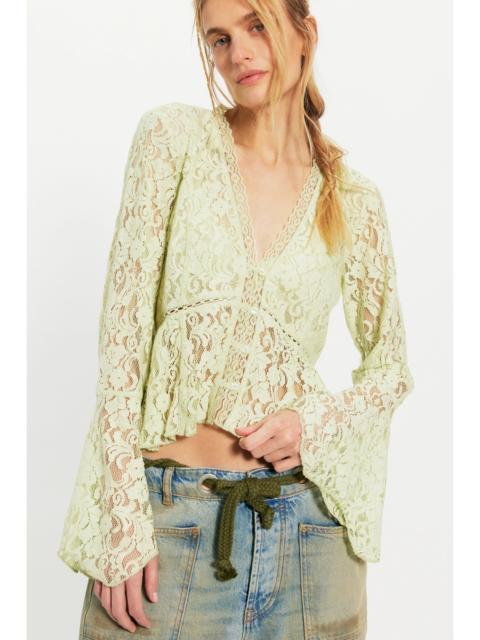 FREE PEOPLE Whispering Love Lace Top