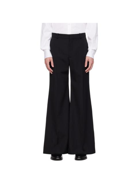 Balmain Black Relaxed-Fit Trousers