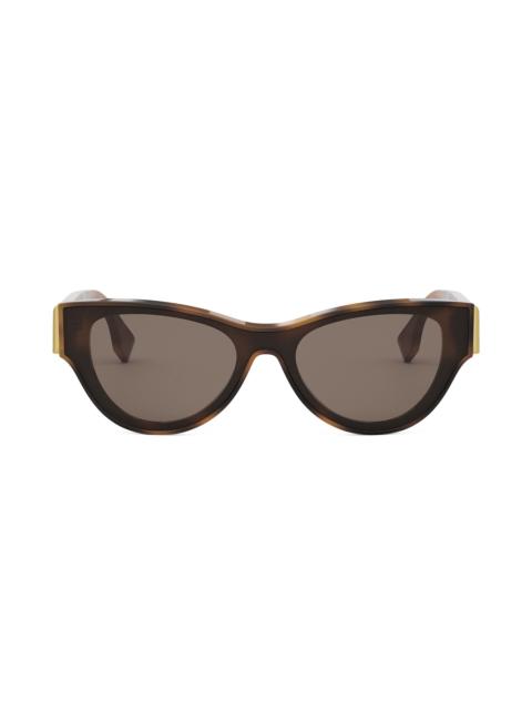 FENDI Women's Fendi First Havana 138MM Round Sunglasses - Blonde Havana Brown