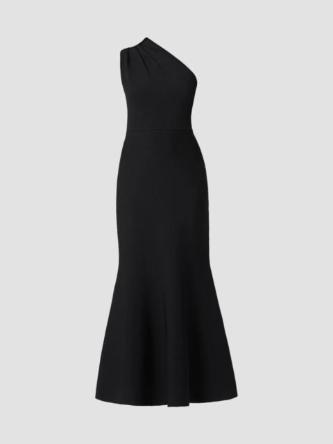 Shoshanna Women's Carrington One-Shoulder Mermaid Dress - Jet