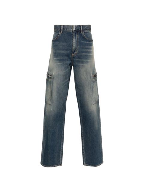 straight-leg cargo jeans