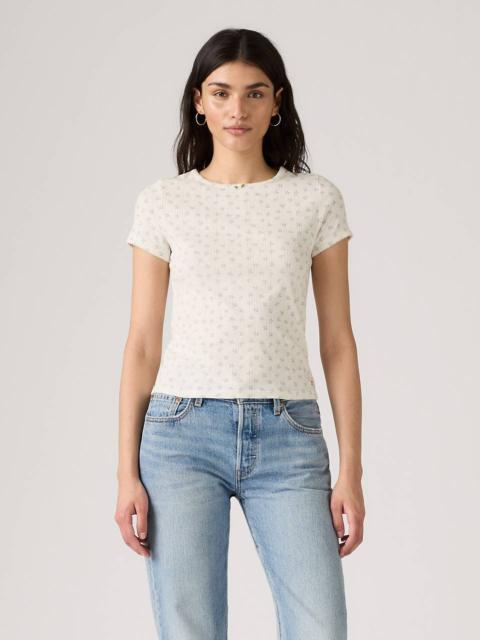 Levi's DRY GOODS WOMEN'S POINTELLE T-SHIRT