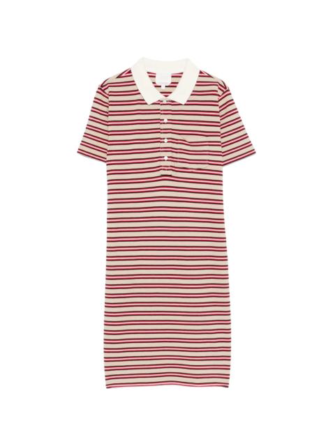 A.P.C. A.p.c. Striped Pocket Mini Dress