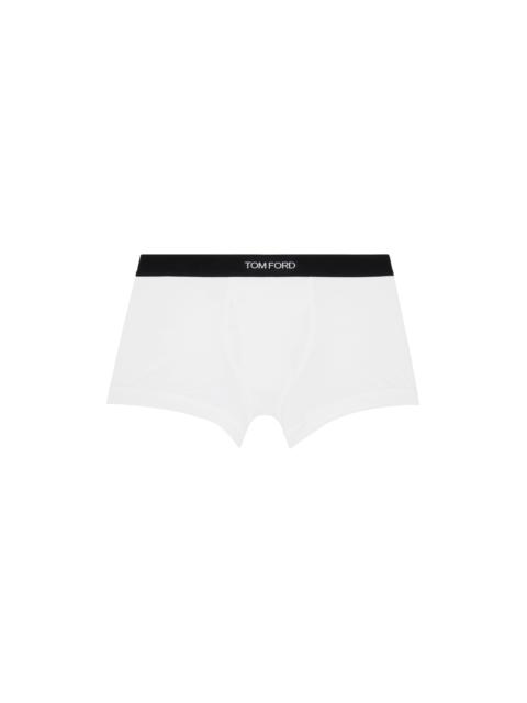 TOM FORD White Classic Fit Boxer Briefs