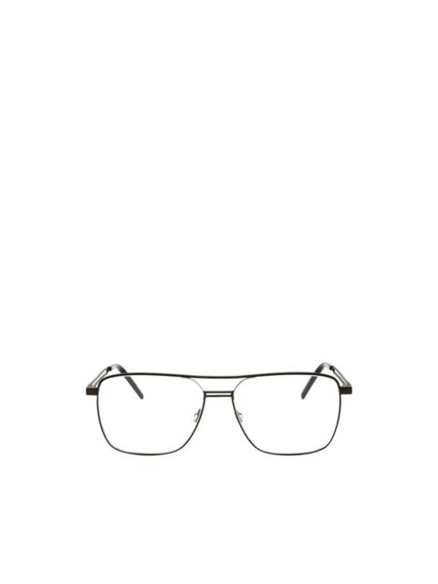 HUGO geometric-frame glasses