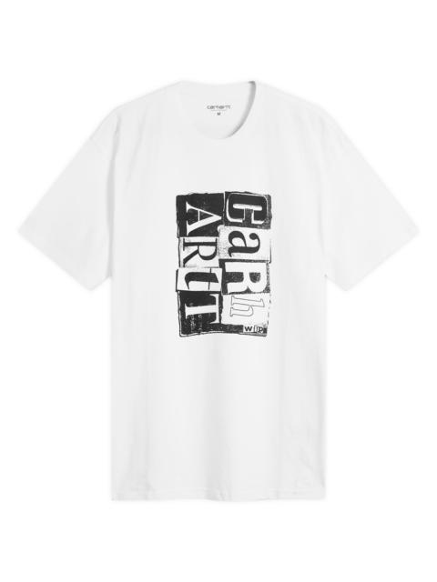 Carhartt WIP Carhartt WIP Moving Letterpress T-Shirt