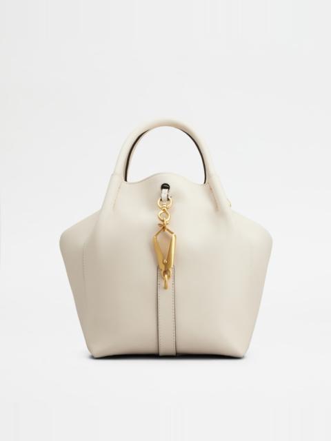 Tod's SATCHEL IN LEATHER SMALL - WHITE
