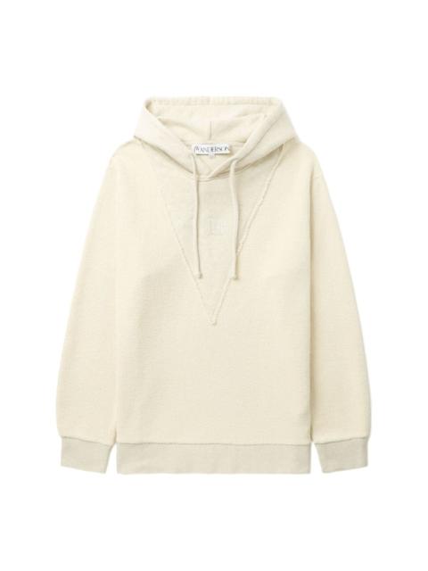JW Anderson logo-embroidered cotton hoodie