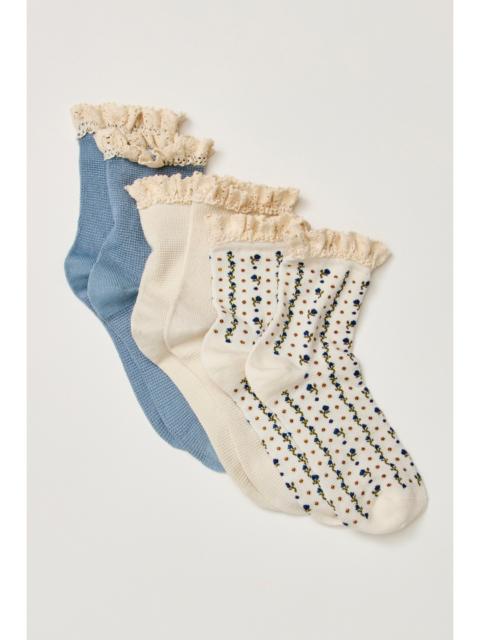 FREE PEOPLE Ruffle Sock Pack