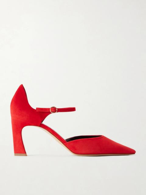 GABRIELA HEARST Devil Pump 80 Suede Pumps