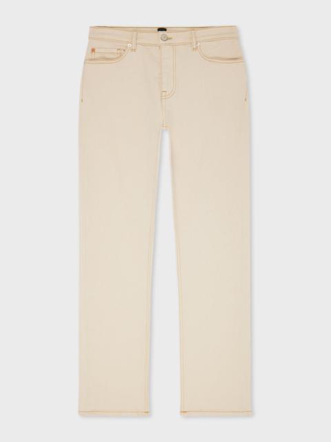 Paul Smith Ecru Straight-Leg Jeans