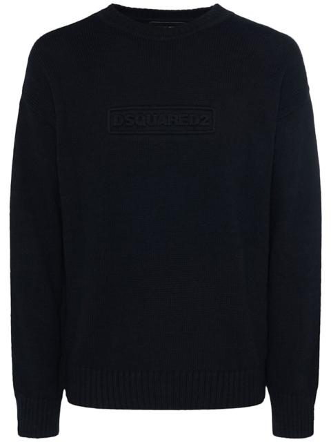 Cotton crewneck sweater
