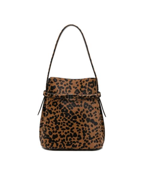 TOTEME leopard-print shoulder bag