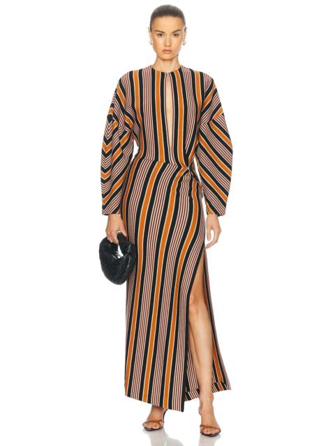 Missoni Striped Knit Long Dress
